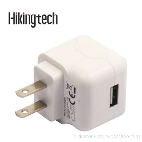 Travel charger for iPad/iPhone, with 1000mAh capacity